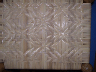 multi diamond chair weave
