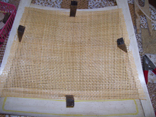 pressed cane chair seat